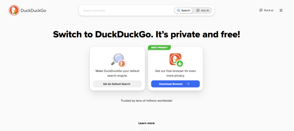 10 Best AI Search Engines Competing With Google Search in 2026 7 DuckDuckGo AI Assist