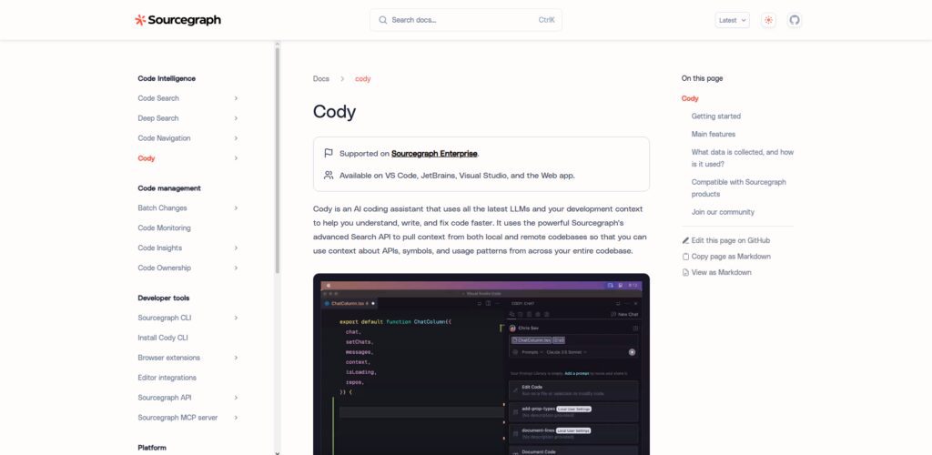 Sourcegraph Cody