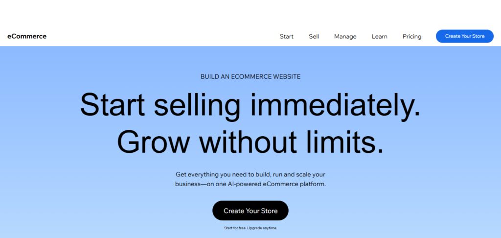Wix eCommerce