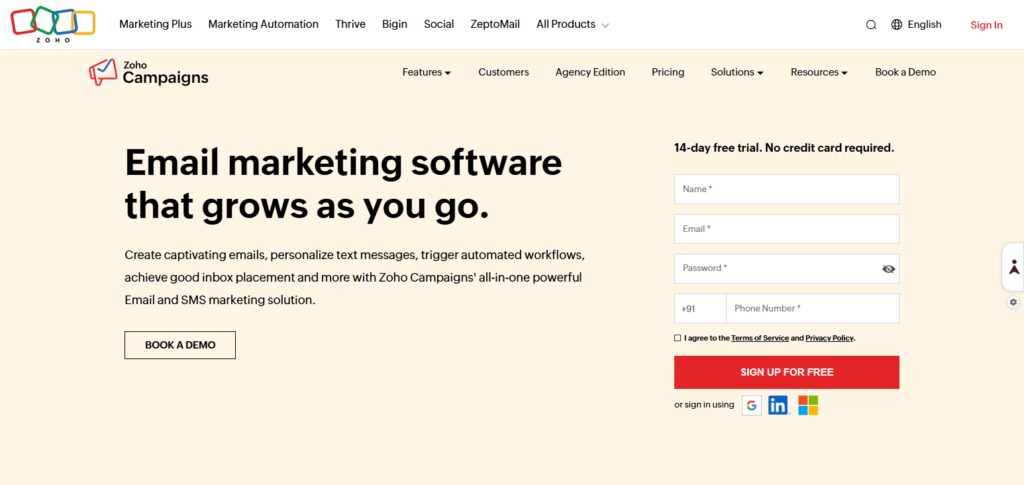 Zoho Campaigns