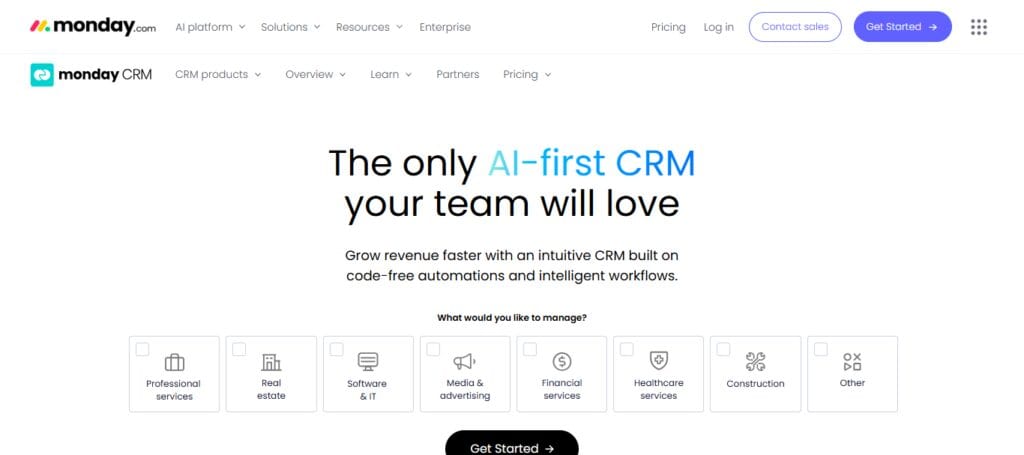 monday CRM