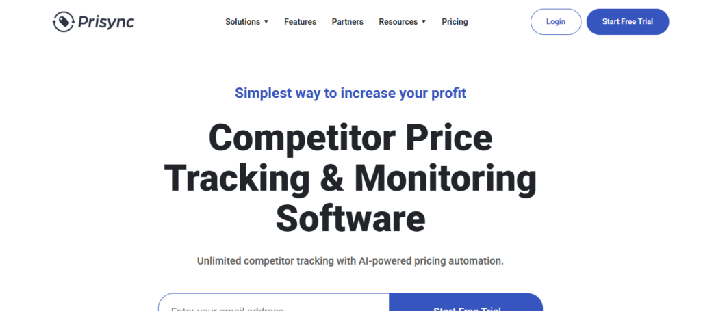 Prisync AI Pricing
