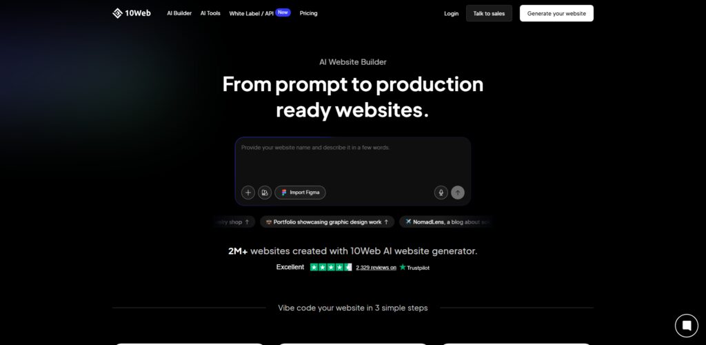 10Web AI Builder