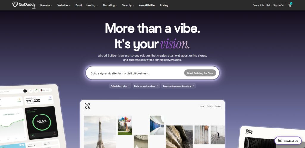 GoDaddy Website Builder