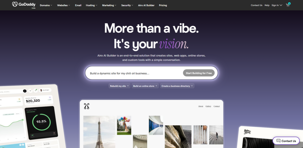 GoDaddy Website Builder