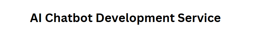 AI Chatbot Development Service
