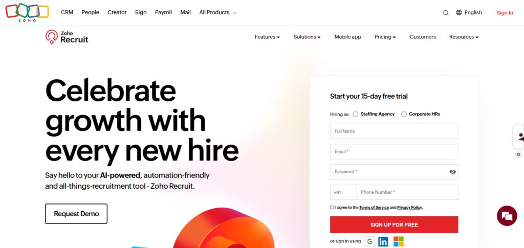 Zoho Recruit
