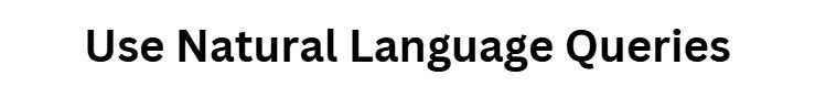 Use Natural Language Queries