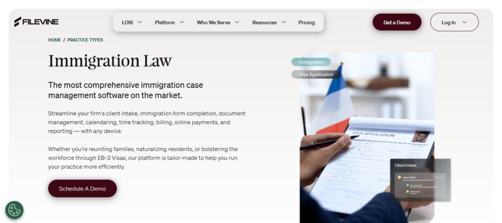 10 SaaS Tools Immigration Consultants Use to Manage Cases 6 Filevine Immigration Suite