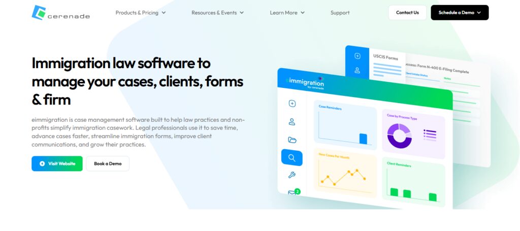 10 SaaS Tools Immigration Consultants Use to Manage Cases 8 Cerenade eIMMIGRATION