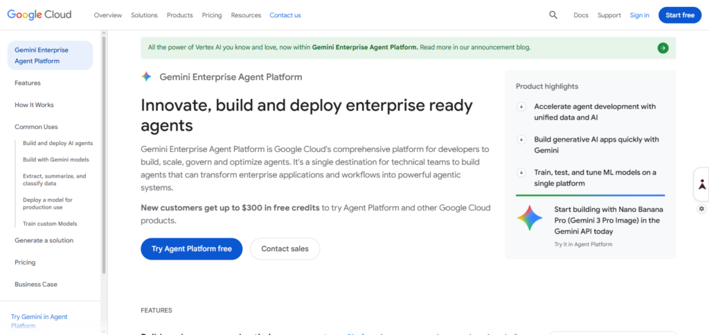 Google Cloud Vertex AI/Gemini