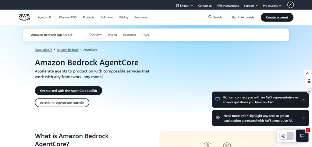 10 AI Platforms Companies Use Instead of Hiring Employees 7 Amazon Web Services Bedrock AgentCore
