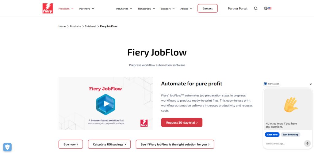 Fiery JobFlow