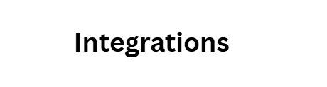 Integrations