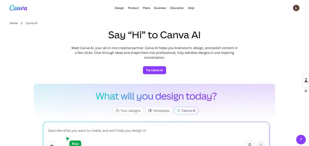 Canva AI 