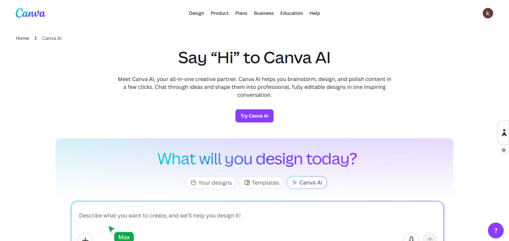 Canva AI 