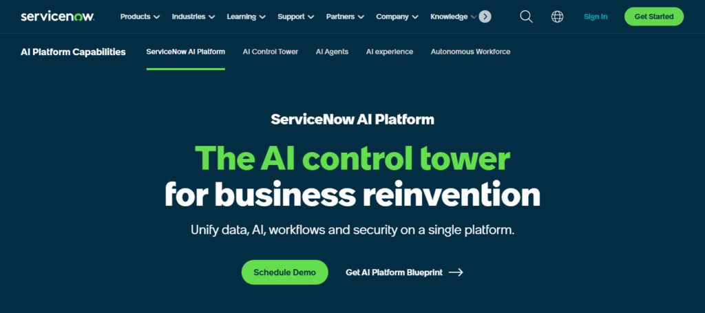ServiceNow AI