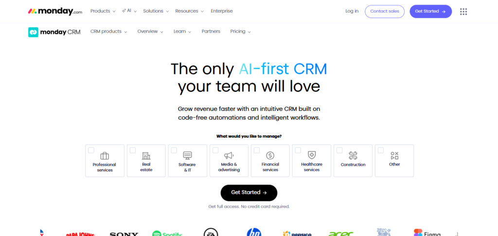 Monday CRM