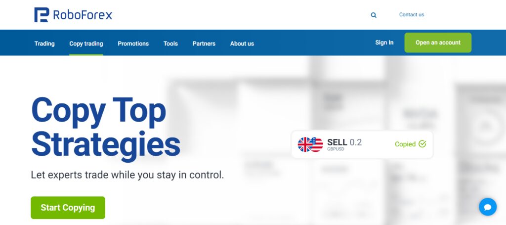 RoboForex CopyFX