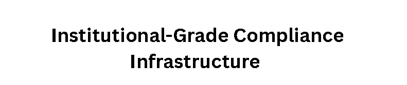  Institutional-Grade Compliance Infrastructure