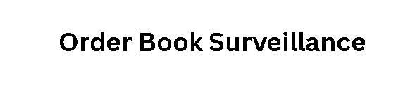 Order Book Surveillance