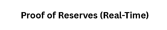 Proof of Reserves (Real-Time)