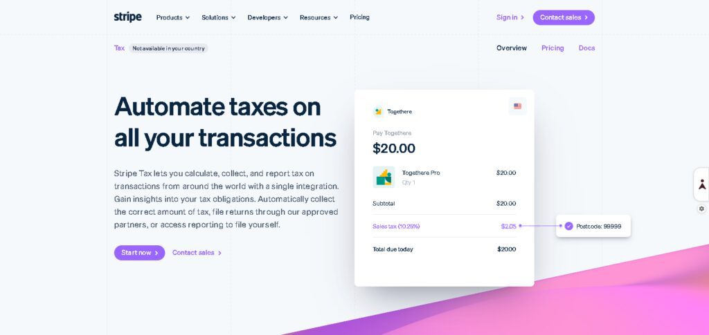 Stripe Tax