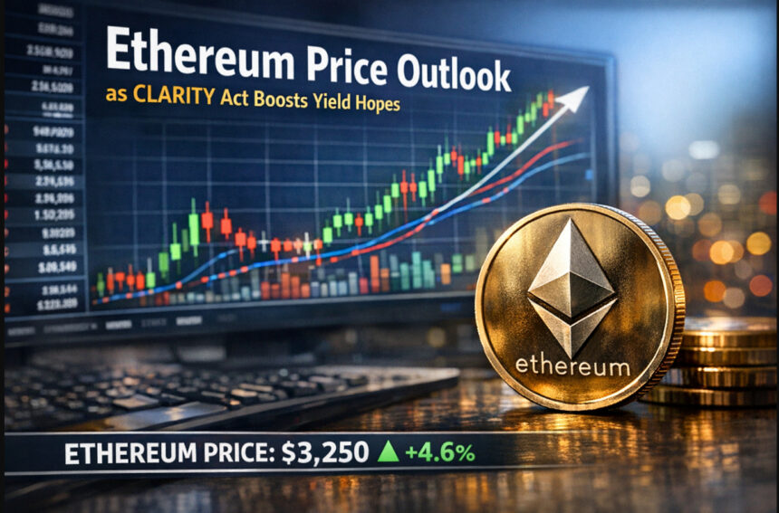 Ethereum Price Outlook as CLARITY Act Boosts Yield Hopes
