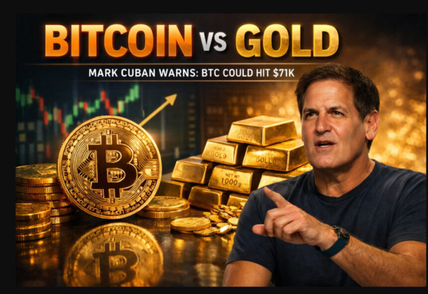 Bitcoin vs Gold: Mark Cuban Warns BTC Could Hit $71K