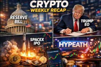 Crypto Weekly Recap: Reserve Bill Trump EO SpaceX IPO HYPEATH