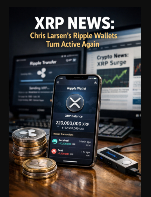 XRP News: Chris Larsen’s Ripple Wallets Turn Active Again