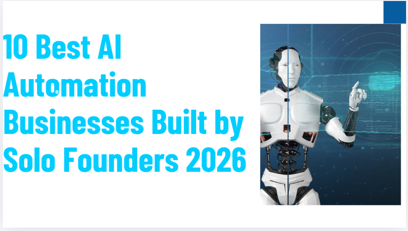 10 Best AI Automation Businesses Built by Solo Founders 2026