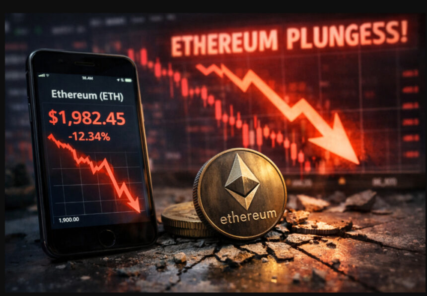 Ethereum Falls Below $2,000 — How Low Can ETH Crash?