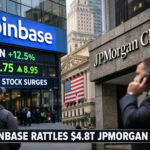 Coinbase Rattles $4.8T JPMorgan as COIN Stock Price Gains on Deeper TradFi Push