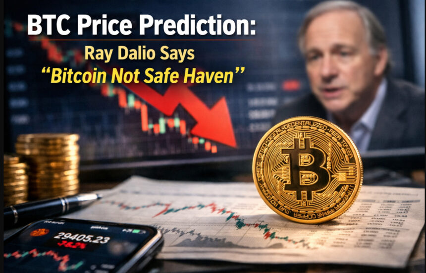 BTC Price Prediction: Ray Dalio Says Bitcoin Not Safe Haven