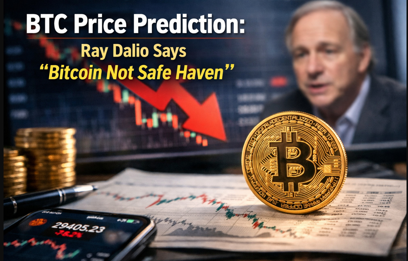 BTC Price Prediction: Ray Dalio Says Bitcoin Not Safe Haven