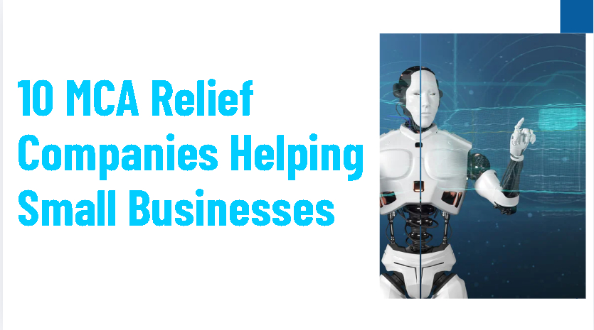 10 MCA Relief Companies Helping Small Businesses