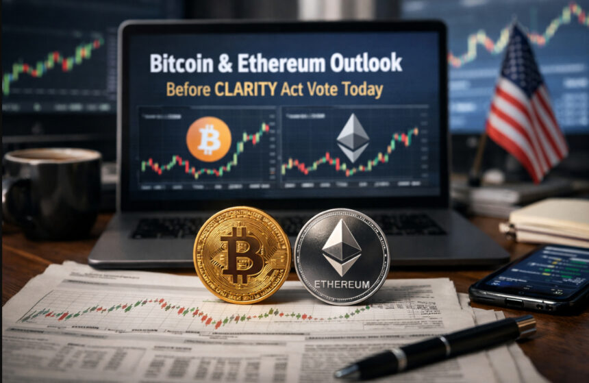 Bitcoin & Ethereum Outlook Before CLARITY Act Vote Today