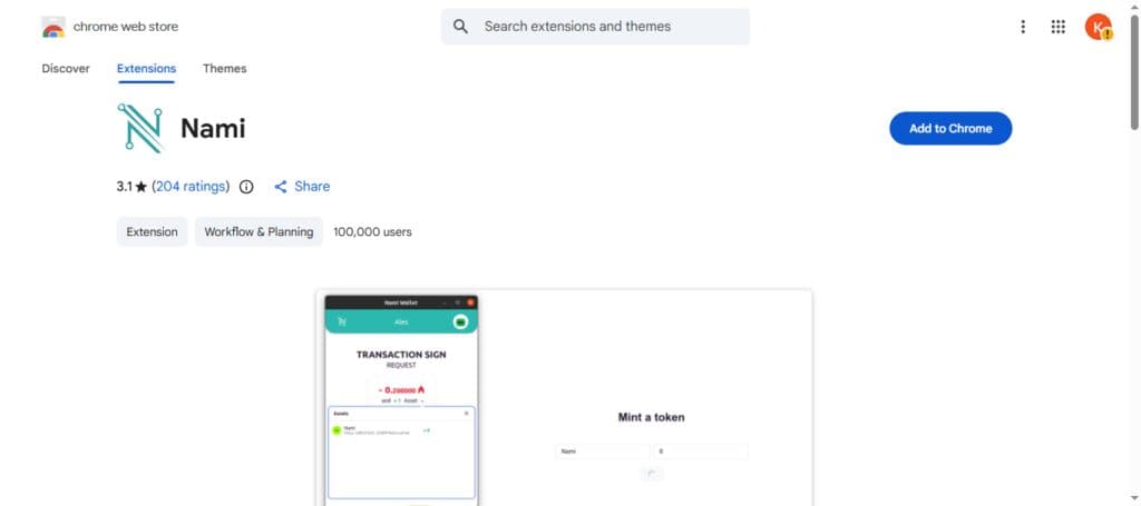 Nami Wallet