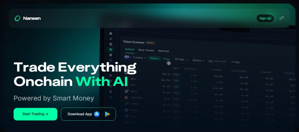 10 Best Onchain Trackers for Smart Money Accumulation Phases 2 Nansen.ai