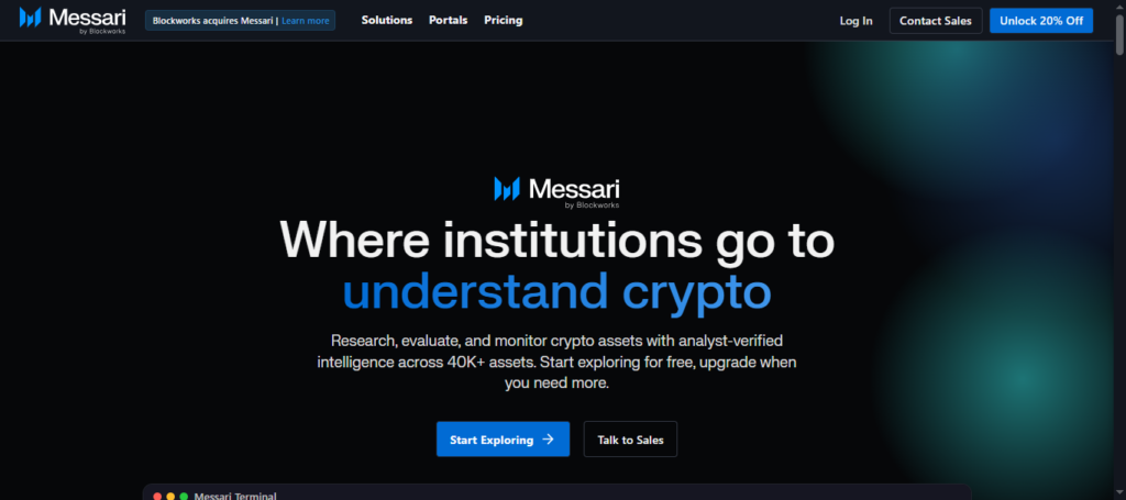 10 Best Onchain Trackers for Smart Money Accumulation Phases 6 Messari OnChain Intel