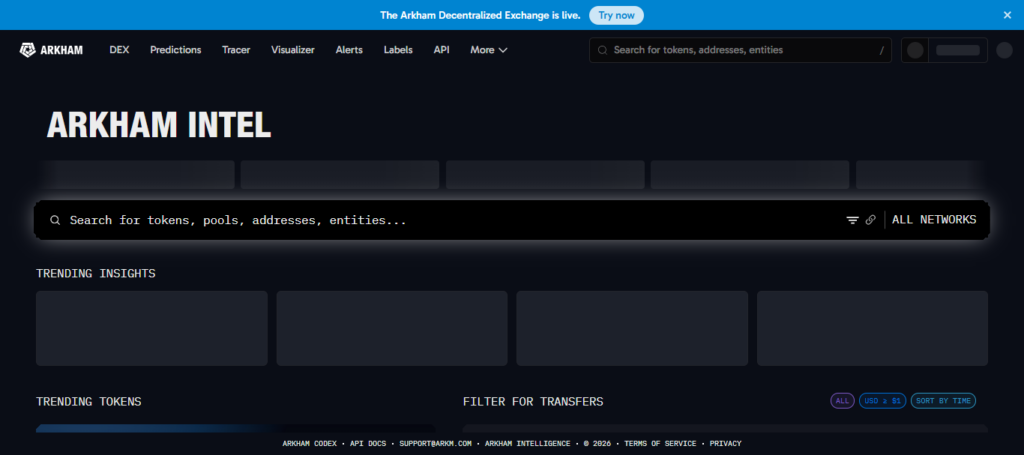 10 Best Onchain Trackers for Smart Money Accumulation Phases 7 Arkham Intelligence
