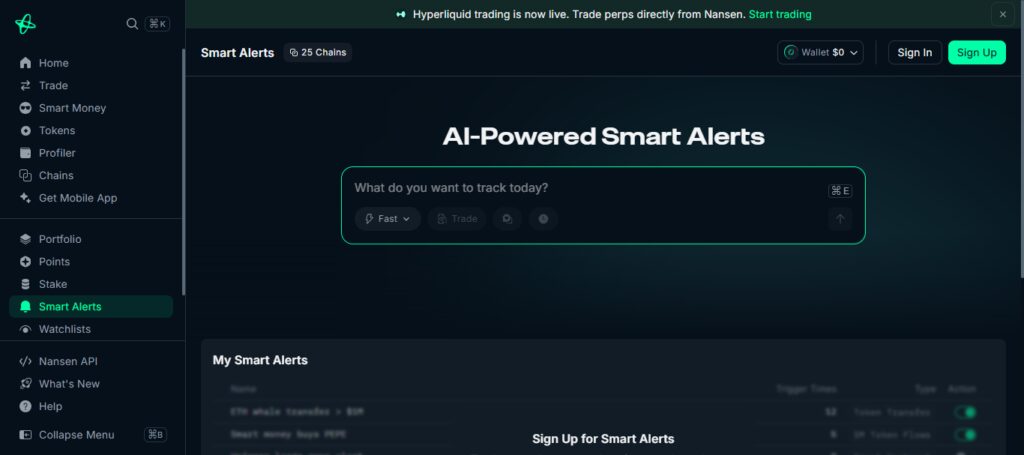 Nansen.ai Alerts