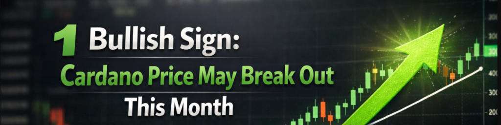 1 Bullish Sign Cardano Price May Break Out This Month 3 ADA Gains Despite Weak Monthly Performance