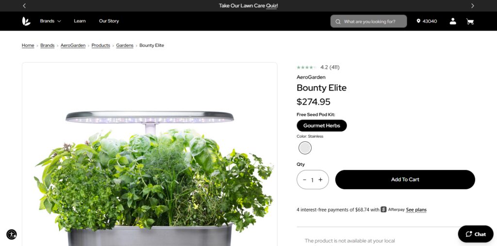 10 Best Smart Home Hydroponic Herb Gardens with UV Light 2 AeroGarden Bounty Elite