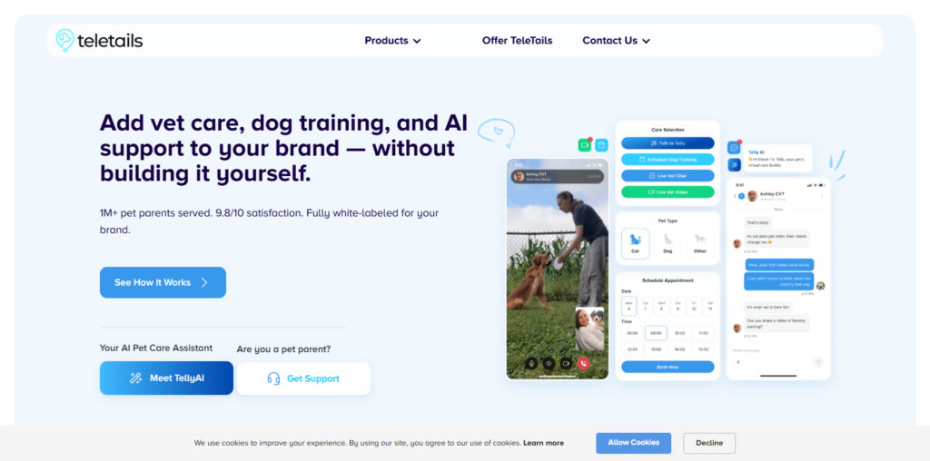 10 Best AI Veterinary Telehealth Apps for Pets 10 TeleTails