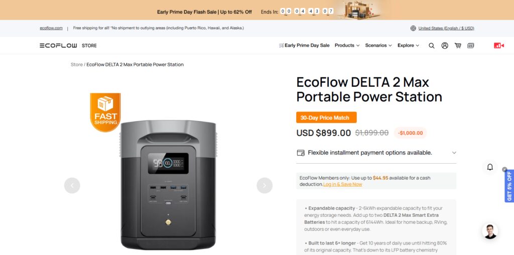 EcoFlow Delta 2 Max