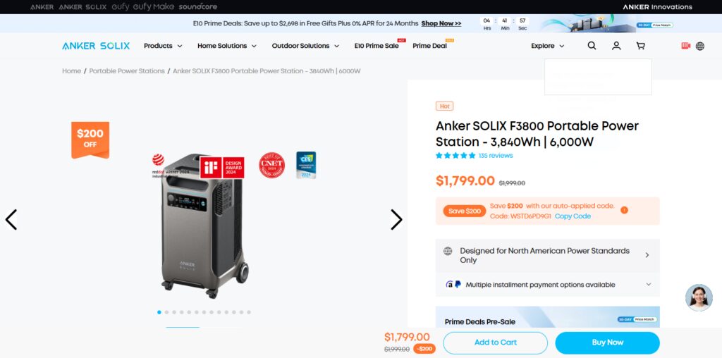 Anker SOLIX F3800