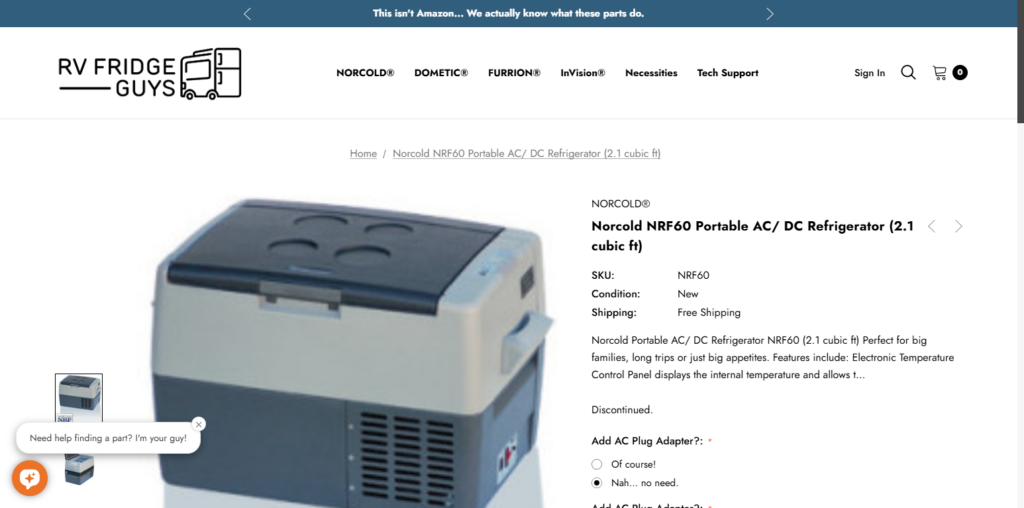 Norcold NRF Series
