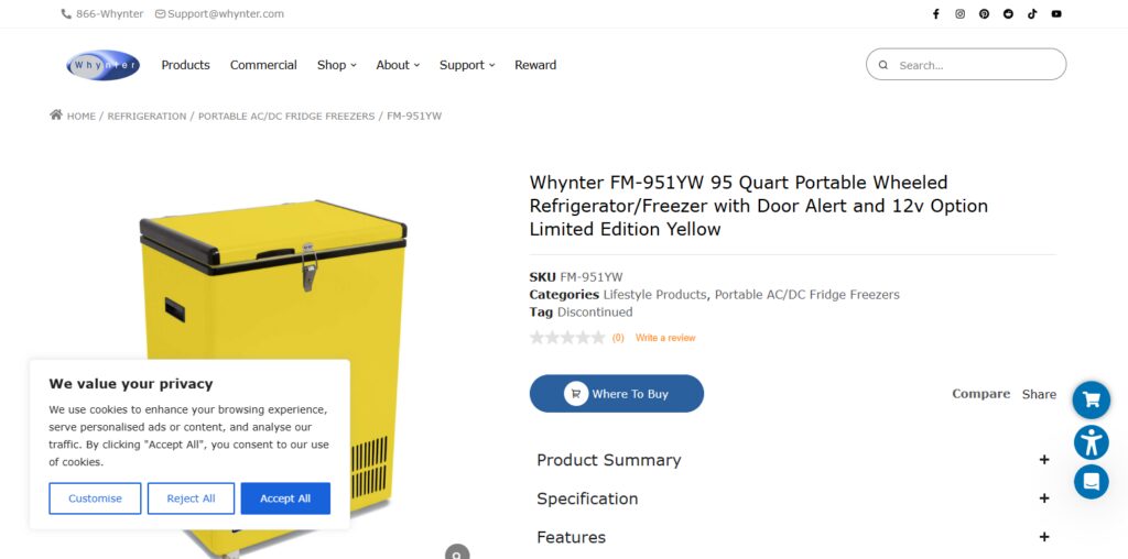 10 Best Heavy-Duty 12V Portable Fridges & Freezers for Trip 7 Whynter FM Series